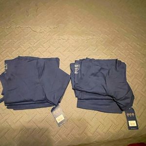 Cherokee Workwear Revolution Navy scrub sets (2)